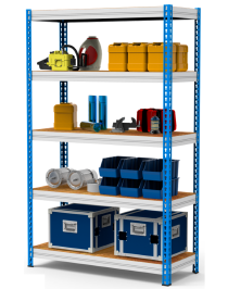 Стеллаж металлический МКФ 2500х1510х910 5 полок