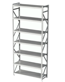 Стеллаж MS Profi 3000х1200х600 7 полок Стеллаж MS Profi 3000х1200х600 7 полок