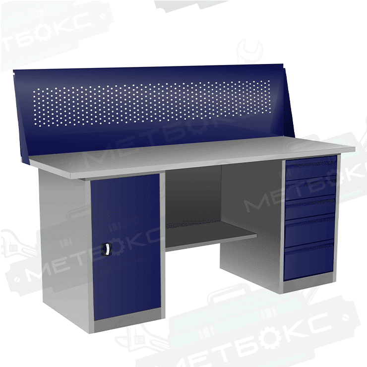 Верстак с тумбой и драйвером ВП-4Т/1,6 с экраном купить в Саратове Верстак с тумбой и драйвером ВП-4Т/1,6 с экраном купить в Саратове