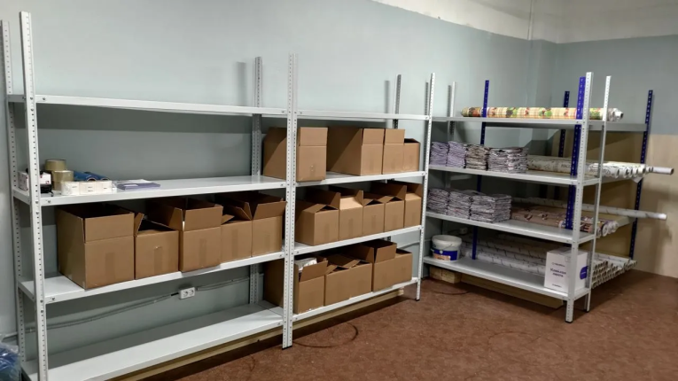 Стеллаж металлический Титан МС-500 2000х1500х400 4 полки купить в Саратове Стеллаж металлический Титан МС-500 2000х1500х400 4 полки купить в Саратове