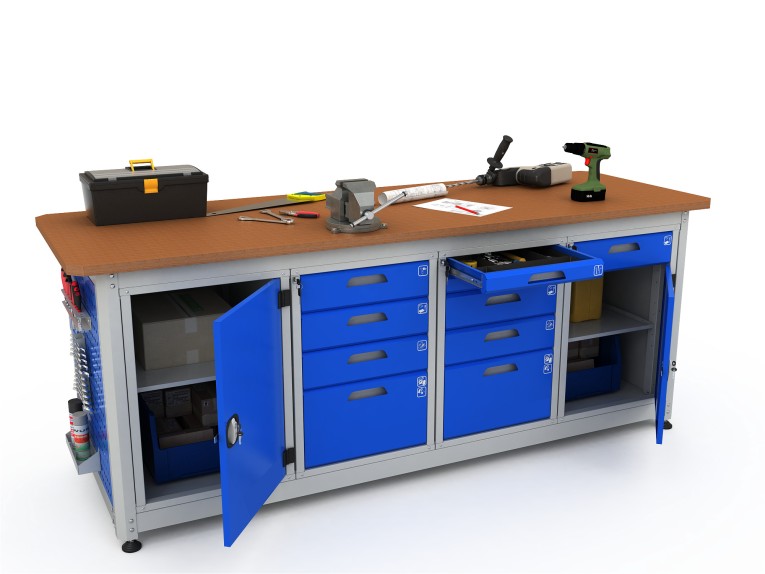 Верстак четырехтумбовый COMBAT 41452.2340 купить в Саратове