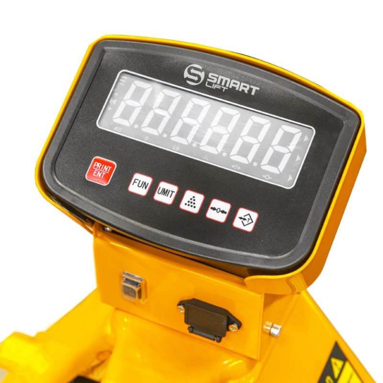 Гидравлическая тележка с весами BFC20 (г/п 2000 кг, вилы 1150x570 мм, RDP) SMARTLIFT (SMART) купить в Саратове Гидравлическая тележка с весами BFC20 (г/п 2000 кг, вилы 1150x570 мм, RDP) SMARTLIFT (SMART) купить в Саратове