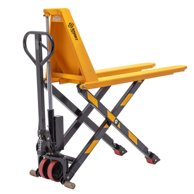 Гидравлическая тележка (рохля) SD-HL (HLT10, г/п 1000 кг, вилы 1150x550 мм, высокоподъемная 800 мм) SMARTLIFT (SMART) купить в Саратове