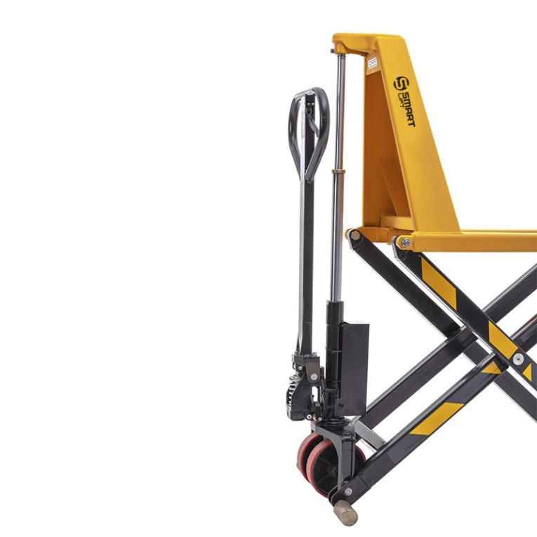 Гидравлическая тележка (рохля) SD-HL (HLT10, г/п 1000 кг, вилы 1150x550 мм, высокоподъемная 800 мм) SMARTLIFT (SMART) купить в Саратове
