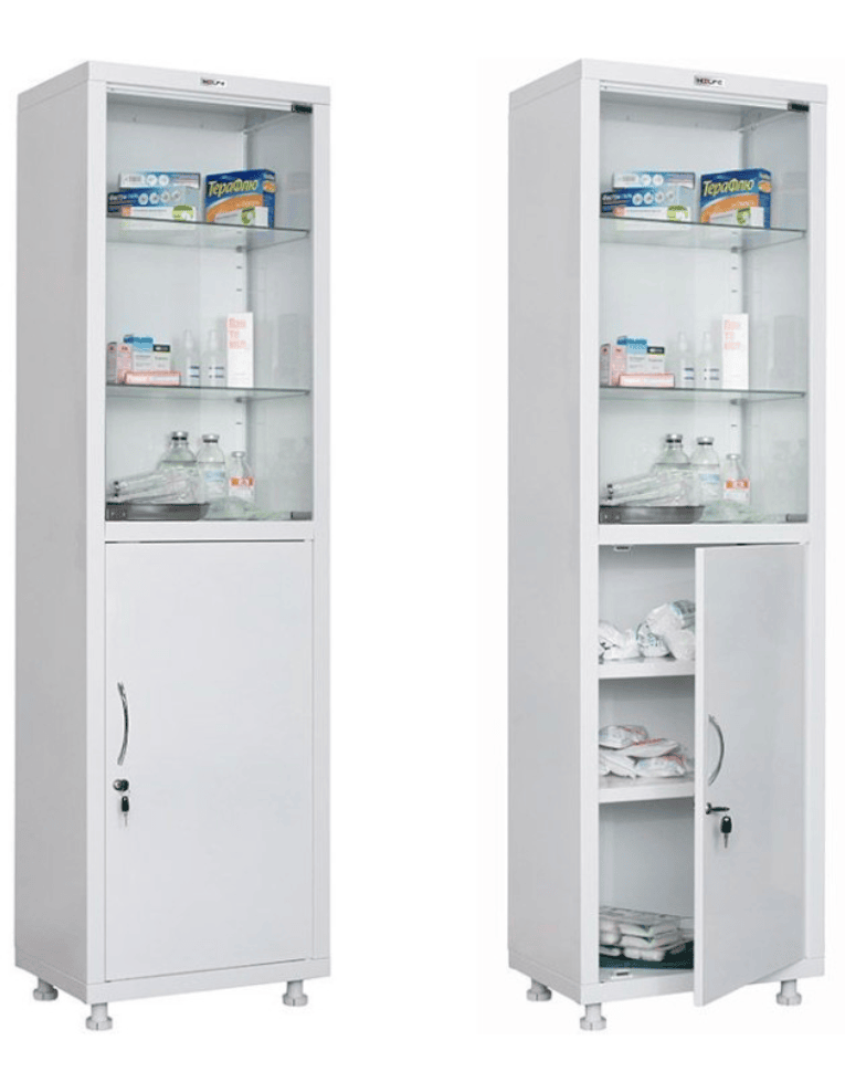Медицинский шкаф HILFE МД 1 1657/SG купить в Саратове