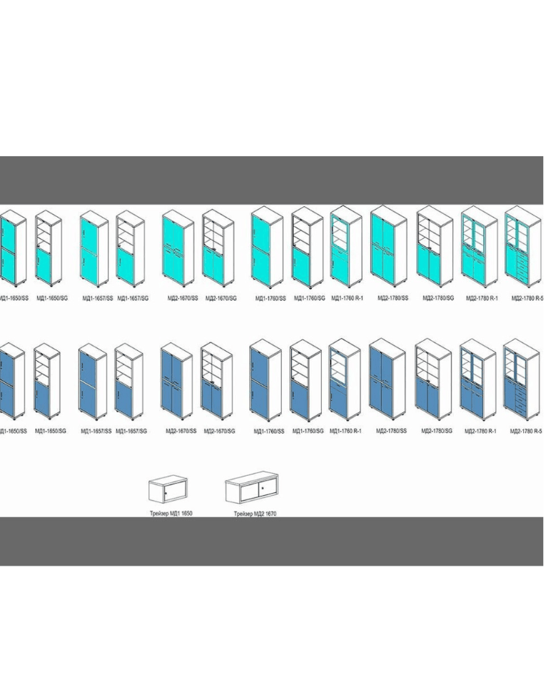 Медицинский шкаф HILFE МД 1 1760/SS купить в Саратове