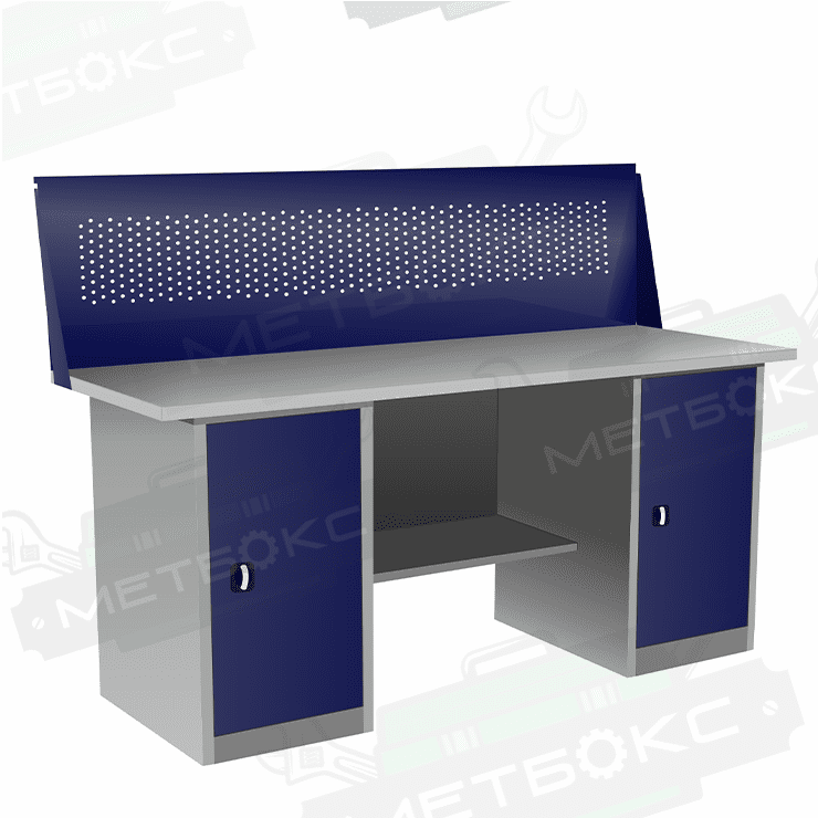Верстак двухтумбовый ВП-5/1,9 с экраном купить в Саратове Верстак двухтумбовый ВП-5/1,9 с экраном купить в Саратове