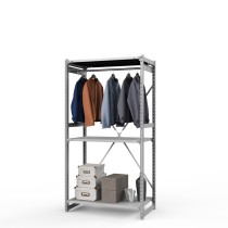 Стеллаж металлический ТСУ Универсал, 2000х1060х500 мм.Штанги: 1шт. Полки: металл усил. перф. 3 шт.