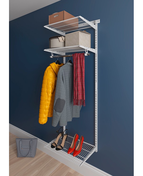 Гардеробная система Практик Home Basic G60 белая купить в Саратове