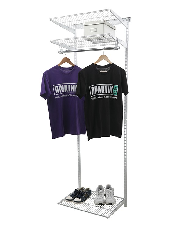 Гардеробная система Практик Home Basic G60 белая купить в Саратове