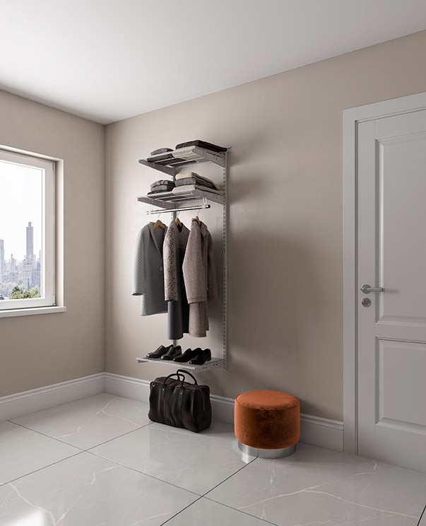 Гардеробная система Практик Home Basic G60 белая купить в Саратове