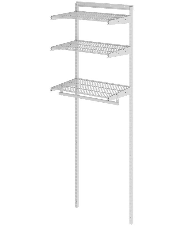 Гардеробная система Практик Home Basic G60 белая купить в Саратове