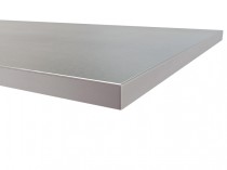 Столешница из фанеры 30 мм + чехол из нержавеющей стали 1 мм (ширина 2400 мм) Столешница из фанеры 30 мм + чехол из нержавеющей стали 1 мм (ширина 2400 мм)