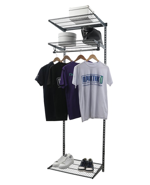 Гардеробная система Практик Home Basic G60 графит купить в Саратове Гардеробная система Практик Home Basic G60 графит купить в Саратове