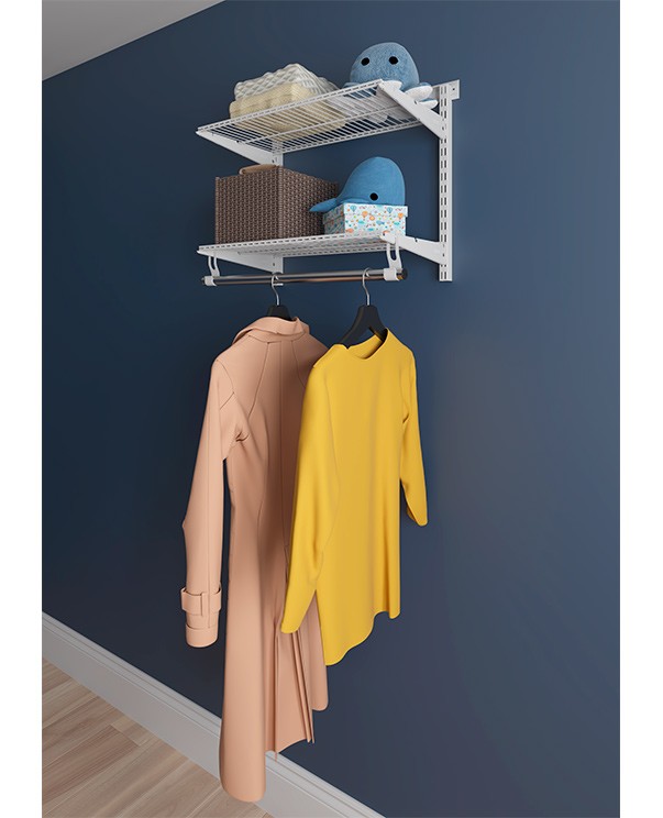 Гардеробная система Практик Home Basic G60S белая купить в Саратове