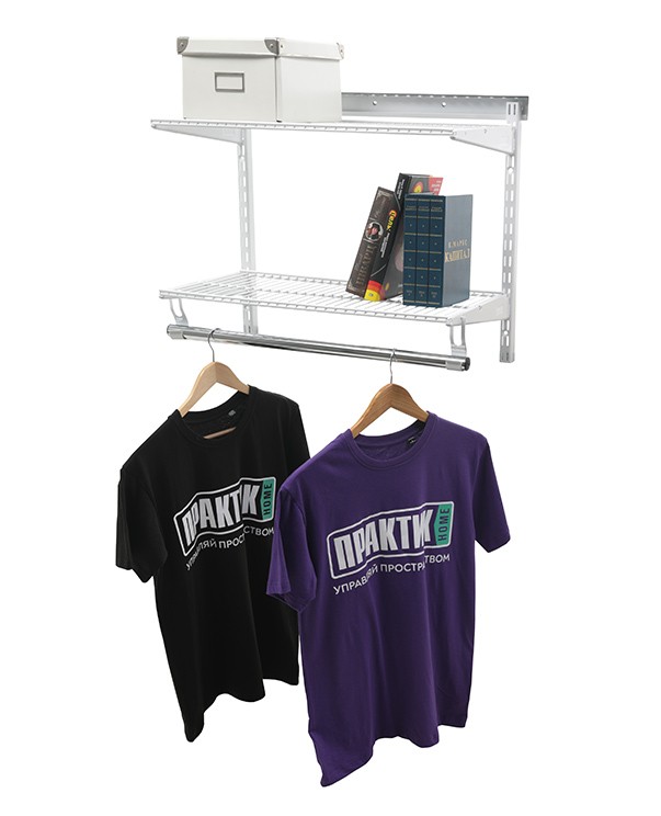 Гардеробная система Практик Home Basic G60S белая купить в Саратове