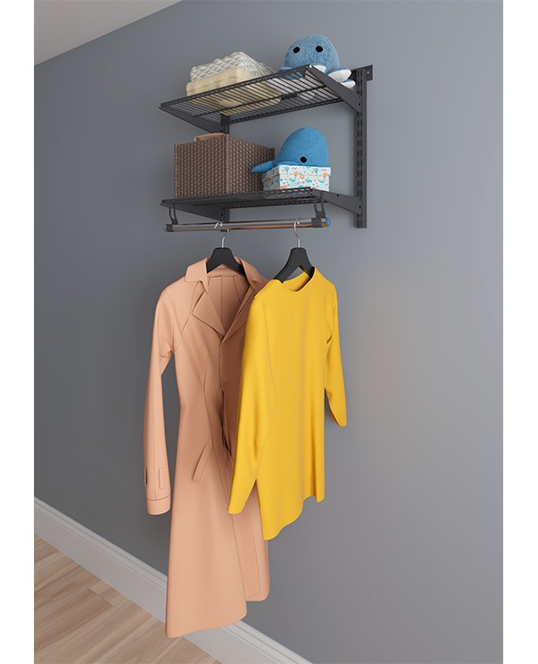 Гардеробная система Практик Home Basic G60S графит купить в Саратове