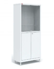 Металлический медицинский шкаф М2 175.80.40 С