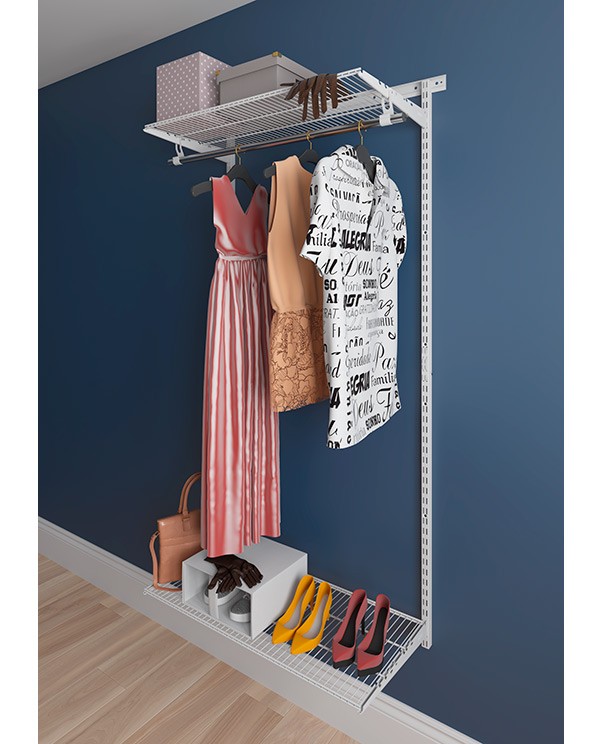 Гардеробная система Практик Home Basic G90 белая купить в Саратове Гардеробная система Практик Home Basic G90 белая купить в Саратове