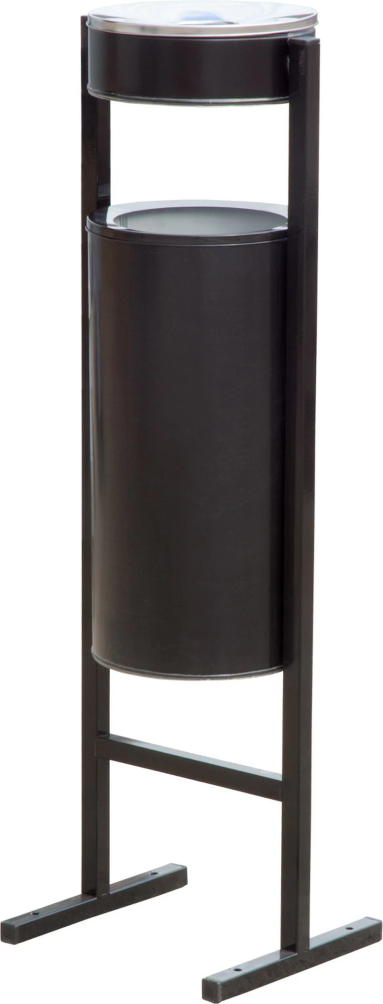 Урна уличная с пепельницей 25 литров черный купить в Саратове