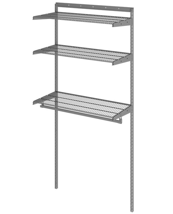 Гардеробная система Практик Home Basic G90 графит купить в Саратове Гардеробная система Практик Home Basic G90 графит купить в Саратове