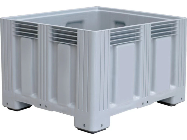 Контейнер 1200х1000х758 сплошной, на ножках серый купить в Саратове Контейнер 1200х1000х758 сплошной, на ножках серый купить в Саратове