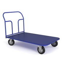 Тележка платформенная ТП 10 (г/п 300 кг, 1800x800 мм, колеса черная резина 125 мм) Тележка платформенная ТП 10 (г/п 300 кг, 1800x800 мм, колеса черная резина 125 мм)