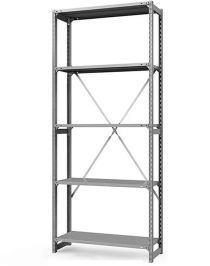 Стеллаж ТСУ 4000x1000x500 5 полок (300 кг, перф)