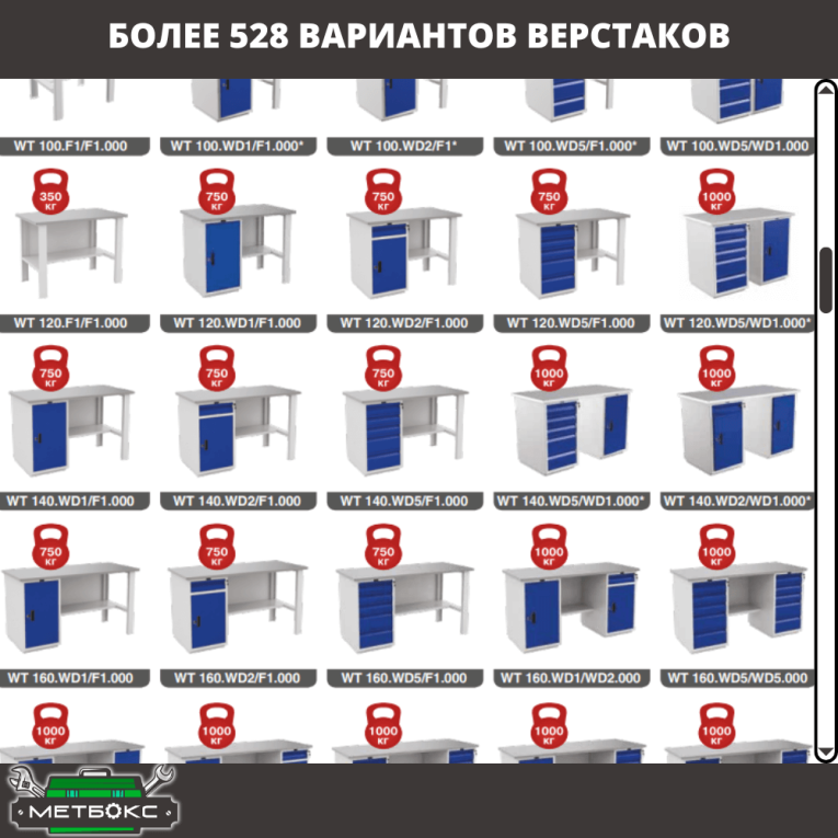 Верстак Profi WT120.WD2/WD2.020 купить в Саратове Верстак Profi WT120.WD2/WD2.020 купить в Саратове