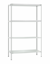 Стеллаж металлический Титан МС-500 2300х1200х500 4 полки Стеллаж металлический Титан МС-500 2300х1200х500 4 полки
