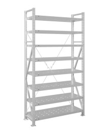 Стеллаж MS U 3000x1500x400 8 полок (150 кг, перф)