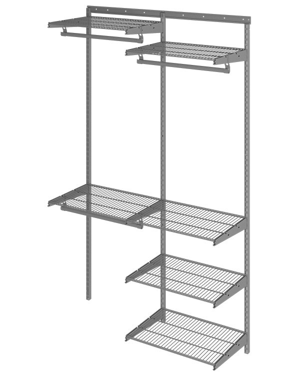 Гардеробная система Практик Home Optima G120 графит купить в Саратове Гардеробная система Практик Home Optima G120 графит купить в Саратове