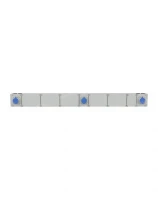 Шина для электропроводки 1200 мм (230V x 3)