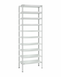 Стеллаж металлический Титан МС-500 3000х700х300 10 полок Стеллаж металлический Титан МС-500 3000х700х300 10 полок