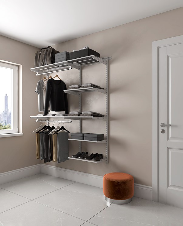 Гардеробная система Практик Home Optima G150 графит купить в Саратове Гардеробная система Практик Home Optima G150 графит купить в Саратове