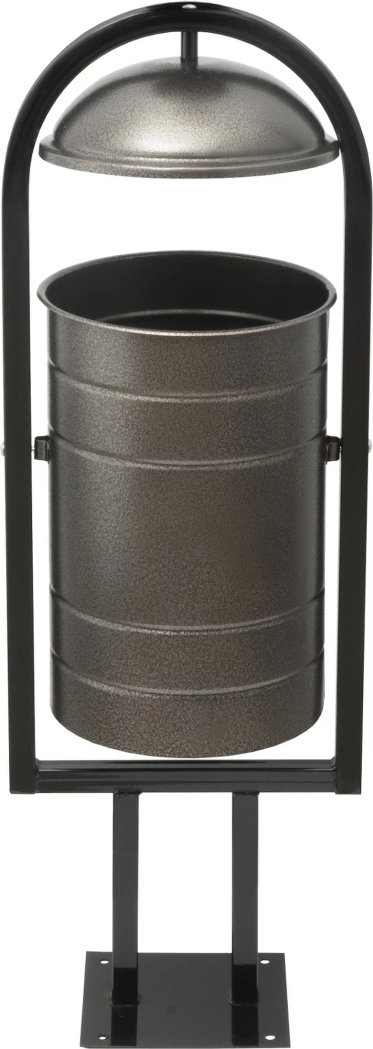 Урна уличная 330х280х980 серебряная купить в Саратове