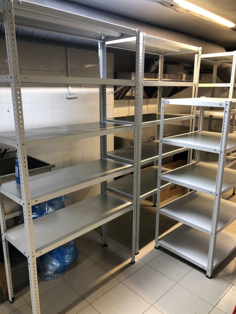 Стеллаж металлический Титан МС-500 1800х1000х300 5 полок купить в Саратове