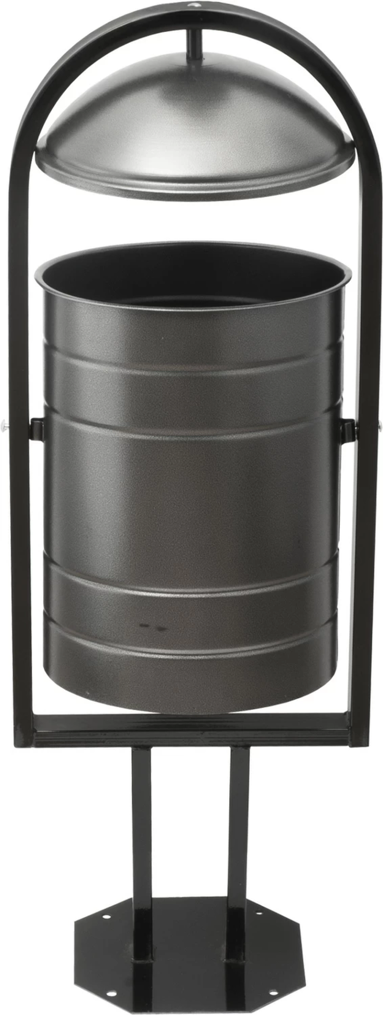 Урна уличная 370х300х1000 серебряная купить в Саратове