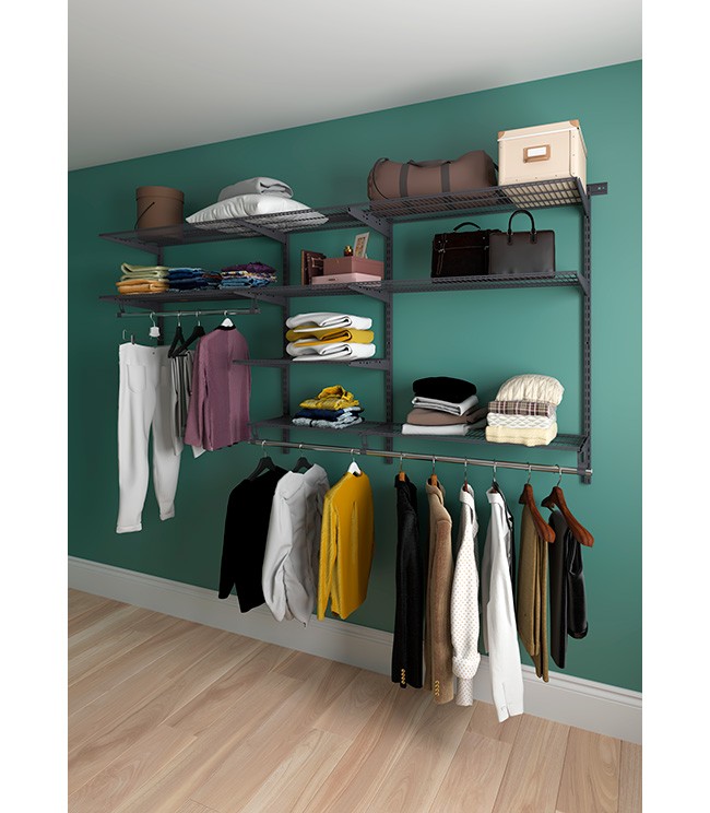 Гардеробная система Практик Home Optima G240 графит купить в Саратове