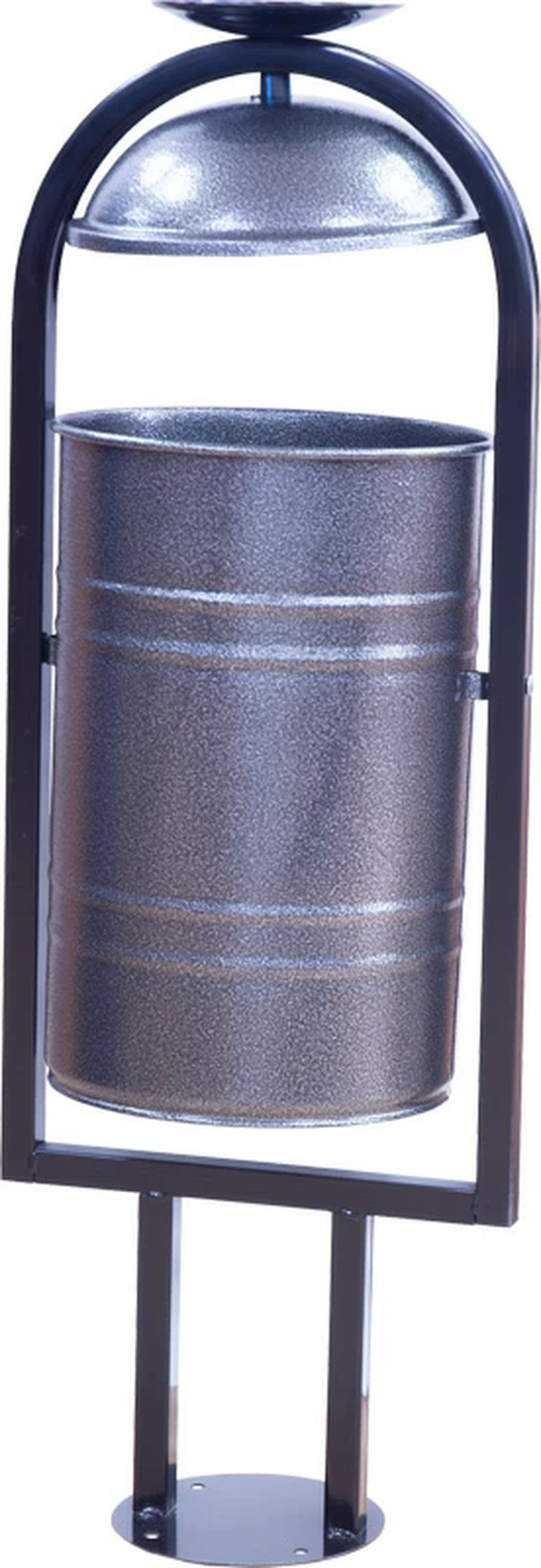 Урна металлическая с пепельницей 1050х370х300 мм серый антик купить в Саратове