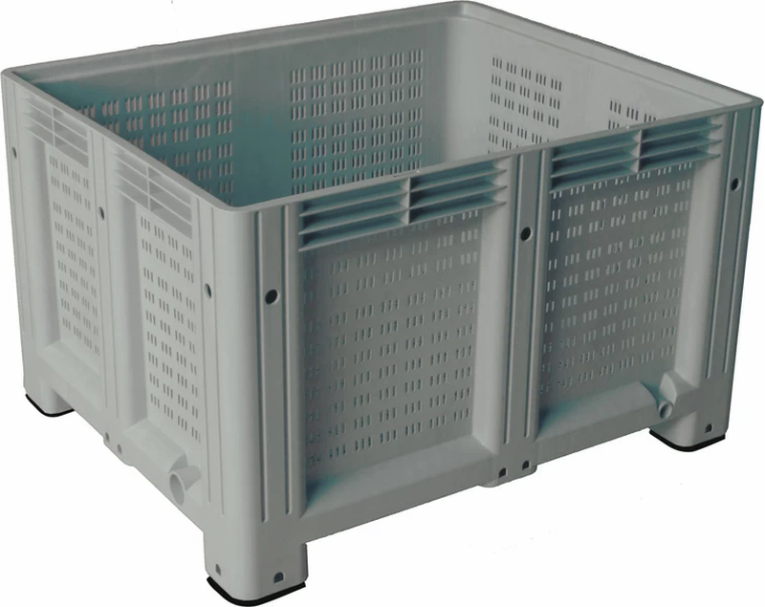 Big Box 1200x1000x580 мм перфорированный на ножках серый купить в Саратове