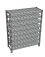 Стеллаж грузовой СГР 2000x1500x1000 8 полок (металл)