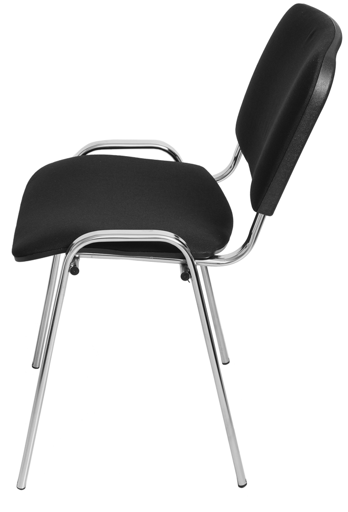 Стул Изо (черная ткань, хром) купить в Саратове