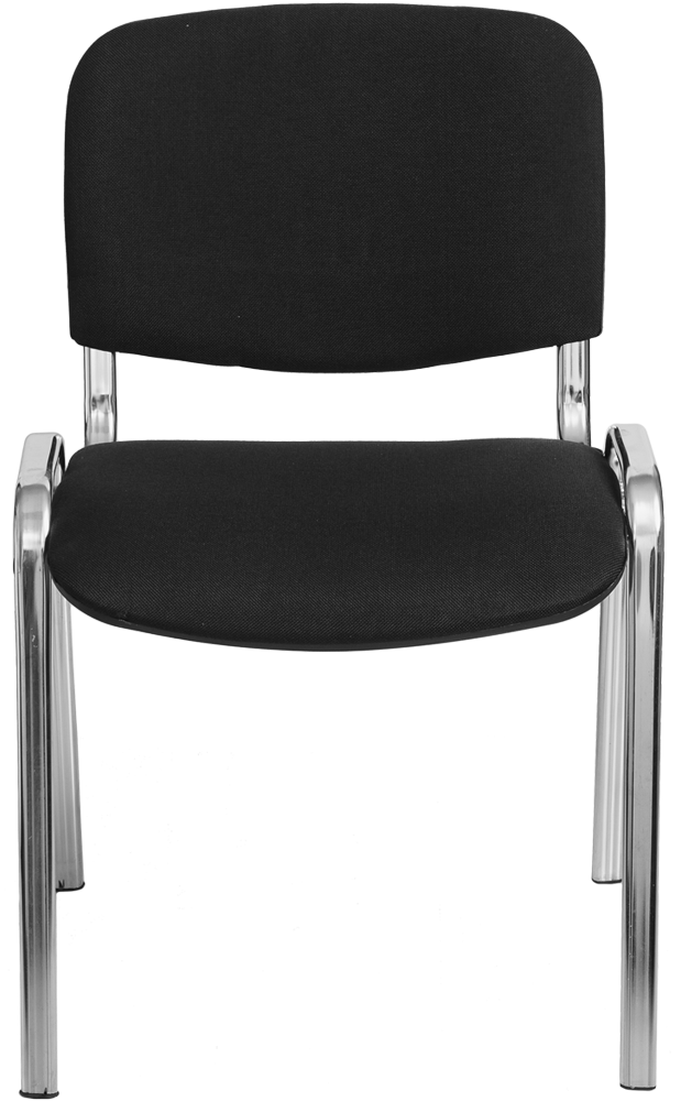 Стул Изо (черная ткань, хром) купить в Саратове