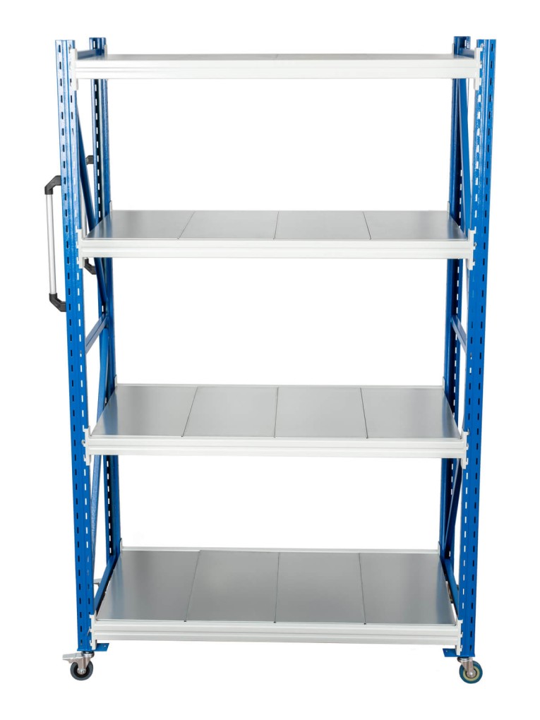 Стеллаж мобильный БиКом СТ-4 300x210x40 4 полки купить в Саратове