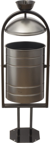 Урна металлическая 1050х370х300 мм бронзовая