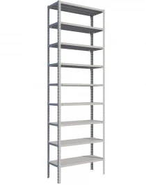 Стеллаж MS Standart 1850х700х500 9 полок Стеллаж MS Standart 1850х700х500 9 полок