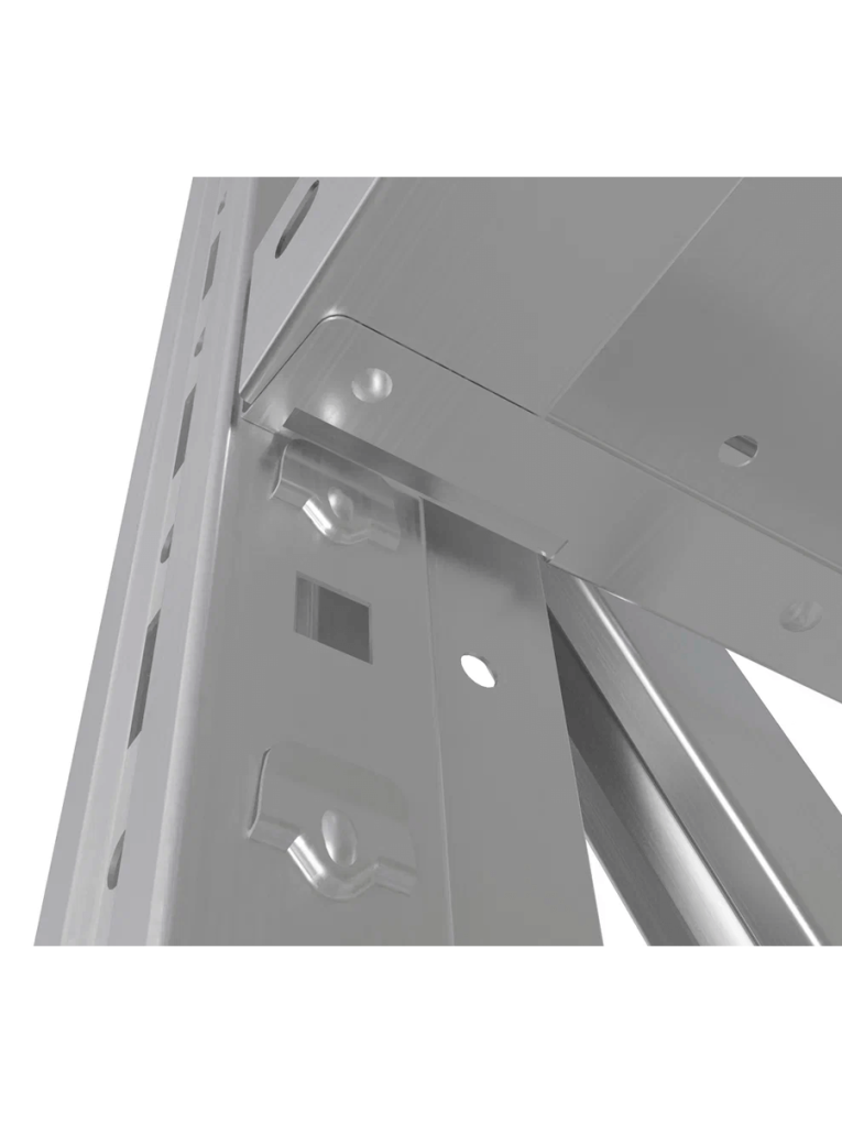 Стеллаж MS U 2500x1000x800 10 полок (300 кг, металл) купить в Саратове