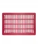 Ящик 600х400х250 с перфорацией  красный