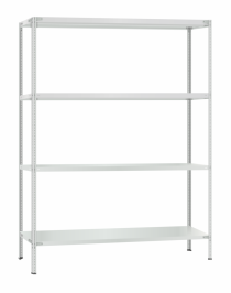 Стеллаж металлический Титан МС-500 2300х1500х300 4 полки Стеллаж металлический Титан МС-500 2300х1500х300 4 полки